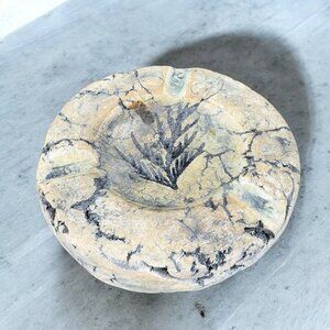 Stan Langtwait Shapes Of Clay Mt St Helens Ash Leaf Dish Tray Ashtray Sculpture